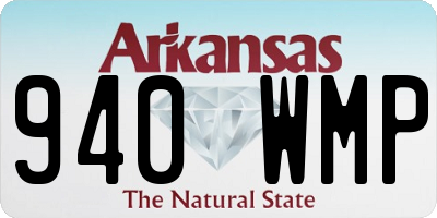 AR license plate 940WMP