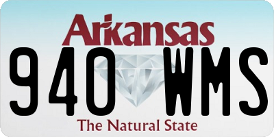 AR license plate 940WMS