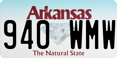 AR license plate 940WMW