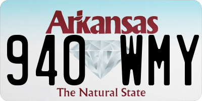 AR license plate 940WMY