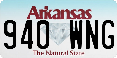AR license plate 940WNG
