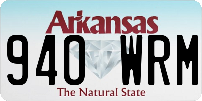 AR license plate 940WRM