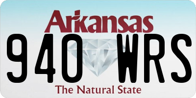 AR license plate 940WRS