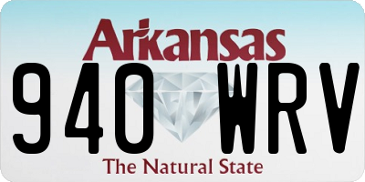 AR license plate 940WRV