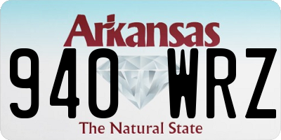 AR license plate 940WRZ