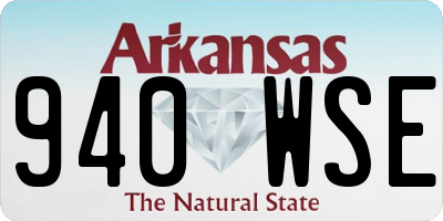 AR license plate 940WSE