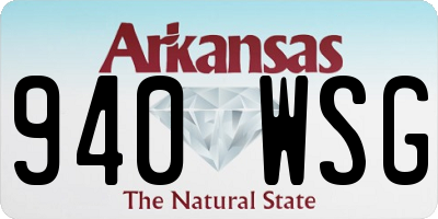 AR license plate 940WSG