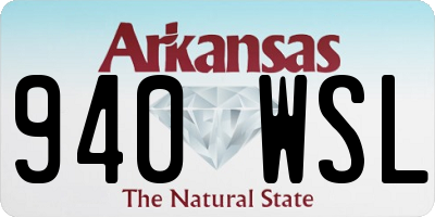 AR license plate 940WSL