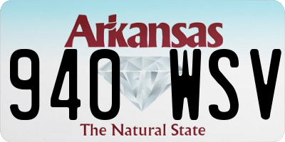 AR license plate 940WSV