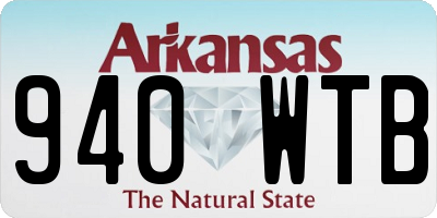 AR license plate 940WTB