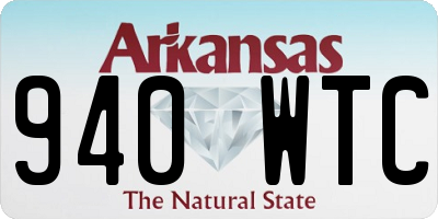 AR license plate 940WTC