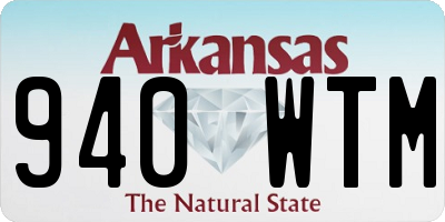 AR license plate 940WTM