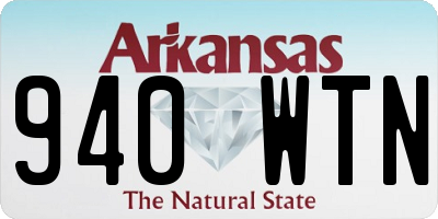 AR license plate 940WTN