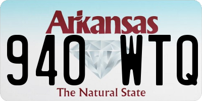 AR license plate 940WTQ