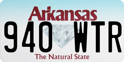 AR license plate 940WTR