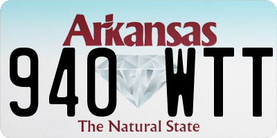 AR license plate 940WTT