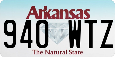 AR license plate 940WTZ