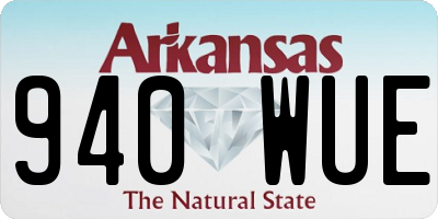 AR license plate 940WUE