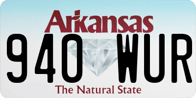 AR license plate 940WUR