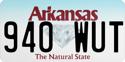 AR license plate 940WUT