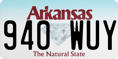 AR license plate 940WUY