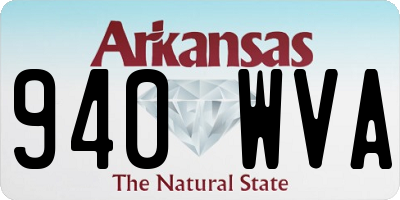 AR license plate 940WVA