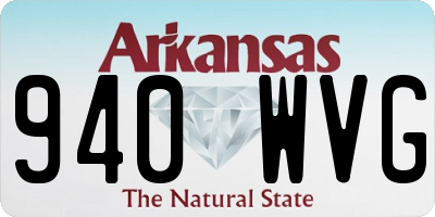 AR license plate 940WVG