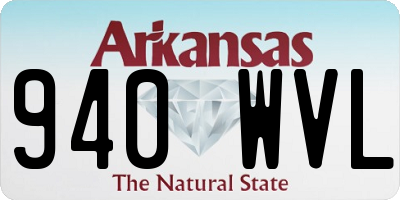 AR license plate 940WVL