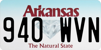 AR license plate 940WVN