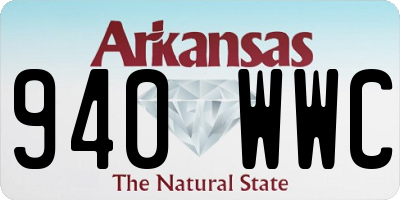 AR license plate 940WWC