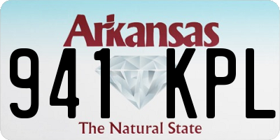 AR license plate 941KPL