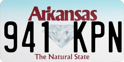 AR license plate 941KPN