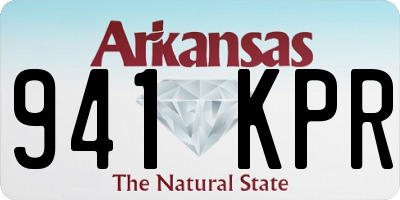 AR license plate 941KPR