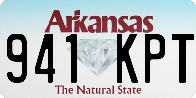 AR license plate 941KPT