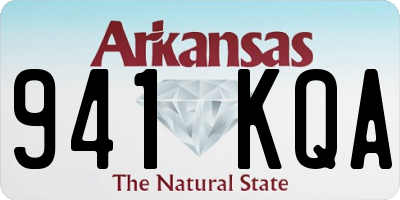 AR license plate 941KQA