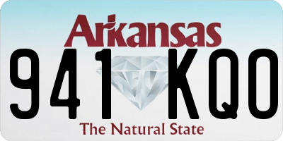 AR license plate 941KQO