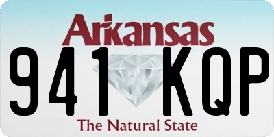AR license plate 941KQP