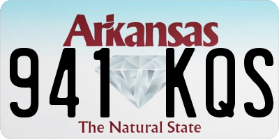 AR license plate 941KQS