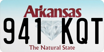 AR license plate 941KQT