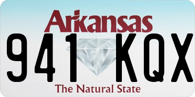 AR license plate 941KQX