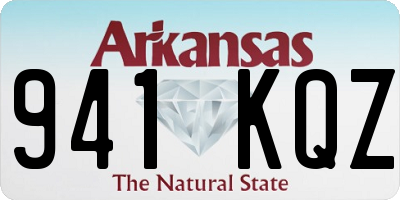AR license plate 941KQZ