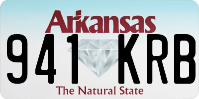 AR license plate 941KRB