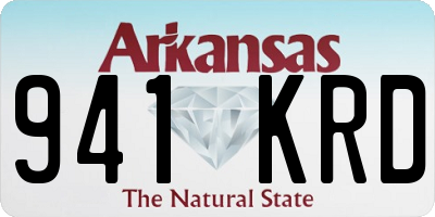 AR license plate 941KRD