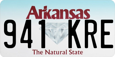 AR license plate 941KRE