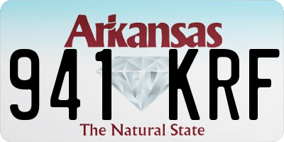 AR license plate 941KRF