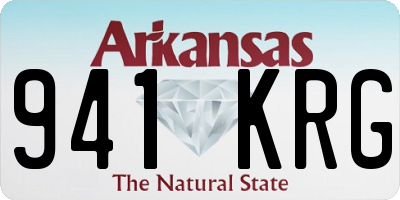 AR license plate 941KRG