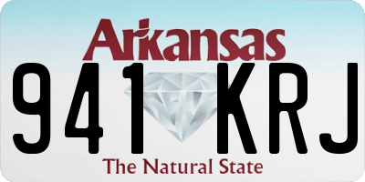 AR license plate 941KRJ