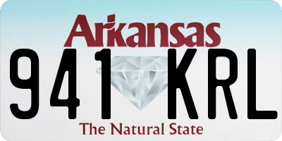 AR license plate 941KRL