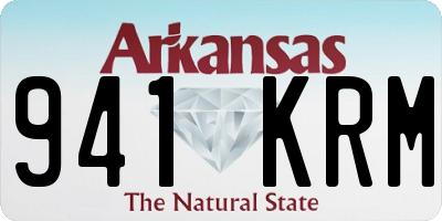 AR license plate 941KRM