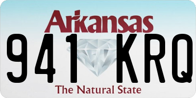 AR license plate 941KRQ